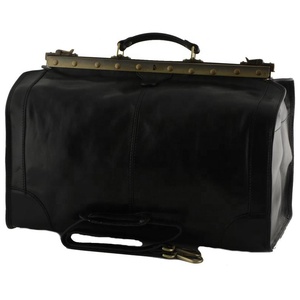 Sac de voyage en cuir véritable, sac de week-end, bagage durable, logo personnalisé vintage, caractères unisexes, grand modèle LDB-0034 - Product Image 3