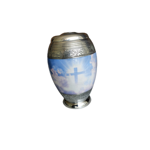 Precios más baratos Urnas de cremación con metal de latón y urna de diseño único para cenizas humanas por exportadores indios - Product Image 4
