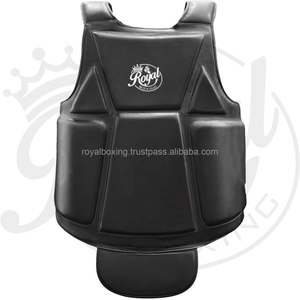 ชุดป้องกันหน้าอก MMA หนังสำหรับมวยไทยศิลปะการต่อสู้แบบกำหนดเอง - Product Image 1