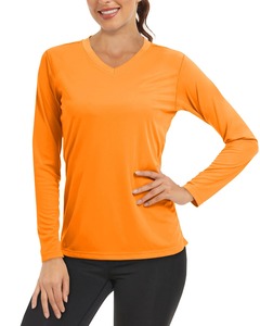 Mẫu Miễn Phí Thiế<span class=keywords><strong>t</strong></span> Kế Áo Sơ Mi TEE Cao V Cổ <span class=keywords><strong>T</strong></span> Áo Sơ Mi Làm Sang Trọng Chấ<span class=keywords><strong>t</strong></span> Lượng Màu Đen <span class=keywords><strong>T</strong></span> Áo Sơ Mi Của Phụ Nữ - Product Image 4