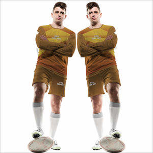 Conjunto de camiseta y pantalones cortos de algodón para hombre, conjunto de verano cómodo y relajado, conjunto informal de camiseta y pantalones cortos para hombre - Product Image 3