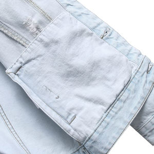 Vestes pour hommes en denim à impression personnalisée de haute qualité OEM nouvelle mode veste de style formel pour homme vestes d'hiver 100% coton pour homme - Product Image 6