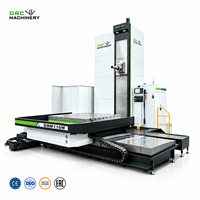 Machine à alésage et fraisage horizontale CNC DBM110M, broche de 110 mm, déplacement sur axe X de 2500 mm, capacité de charge de table de 8 tonnes, DRC Machinery