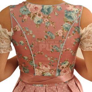 Robe Dirndl à manches courtes en coton/polyester, style bavarois miniature, design OEM unique, robe Dirndl pour l'Oktoberfest, prix de gros - Product Image 6