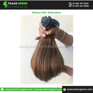 วิกผมคนแท้สำหรับต่อผมตรงไม่มีเทปกาวสียาวปกติ - Product Image 2