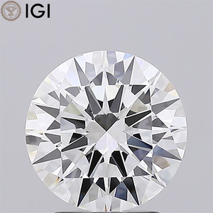 Igi-ได้รับการรับรอง2.40 CT ทรงกลม CVD ตัดเพชรหรูหรา8.60มม. แหวนโซลิแทร์ในห้องแล็บสี G VVS2สมบูรณ์แบบ2.40 CT - Product Image 1