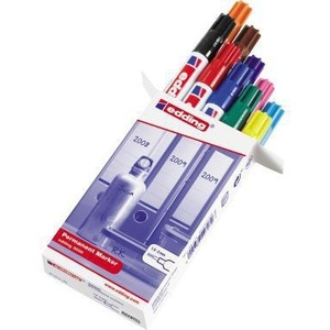 Bolígrafo Promocional EDDING 3000, Marcadores Permanentes de Colores Surtidos, Tamaño 1.5-3mm, 10 Piezas por Paquete - Product Image 1