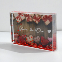 Cadre flottant 4x6 en gros pour cadeaux de Noël - Fabricant - Cadre photo en acrylique avec paillettes colorées et eau