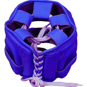 Protège-tête de boxe en cuir de qualité supérieure, design personnalisé avec logo personnalisé, protection pour l'entraînement de MMA et de boxe - Product Image 3