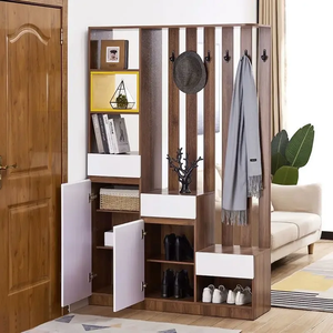 Meuble d'entrée moderne et minimaliste, écran de séparation pour porte d'entrée, meuble à vin pour salon, meuble à chaussures pour couloir, meuble de rangement polyvalent - Product Image 3
