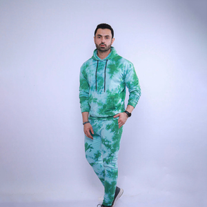 ชุดวอร์มสำหรับผู้ชายชุดวอร์มแบบผูกย้อมสีสำหรับผู้ชายสวมใส่สบายทนทานแบบยั่งยืน - Product Image 2