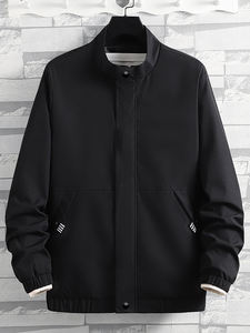 Chaqueta holgada con diseño de logotipo personalizado OEM, ropa informal de marca de moda, chaqueta cortavientos - Product Image 5