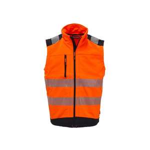 Ropa de Seguridad Reflectante, Chaleco Dany Orange Fluo en Tela Softshell, para Hombre y Mujer, 2017 - Product Image 2