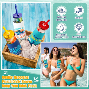Wholesale Neoprene <b>Can</b> <b>Cooler</b> Sleeve Insulated Beer <b>Can</b> Holder Beverage Holder for Outdoor Camping Picnic Party Sports - Product Image 3