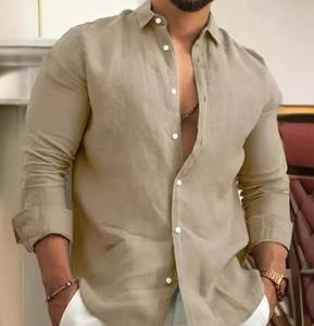 เราสามารถปรับแต่งผลิตภัณฑ์ทั้งหมดที่คุณกำลังมองหาเสื้อระบายอากาศขายส่งเสื้อผู้ชายที่มีแขนยาวสบายๆพิมพ์ลาย - Product Image 2