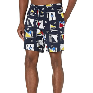 Pantalones cortos de playa para hombre, bañadores personalizados transpirables de color sólido, pantalones cortos de playa de secado rápido con cordón en la cintura - Product Image 6