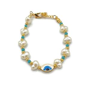 ลูกปัดแฟชั่นสำหรับการออกแบบสร้อยข้อมือดวงตาชั่วร้าย - Product Image 1
