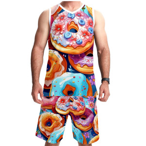 Ropa deportiva 2025 de talla grande, conjuntos de ropa de baloncesto para adultos, uniforme de equipo de Club transpirable sin mangas, uniforme de baloncesto cómodo - Product Image 1