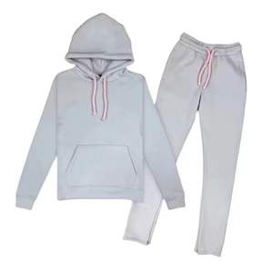 ชุดวอร์มผ้าคอตตอนเนื้อ100% สำหรับผู้ชายชุด400gsm 350ระบายอากาศได้ดีสำหรับฤดูหนาวโลโก้แบบกำหนดเอง - Product Image 1