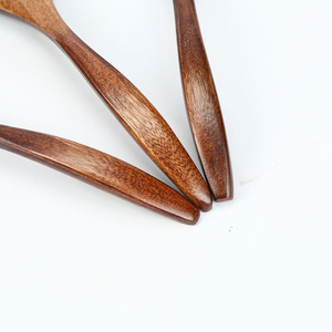 Cucharas Pequeñas de Madera Natural con Mango Largo de 7 Pulgadas/18x4.4 cm para Mezclar Café, Miel, Leche y Té - Product Image 4