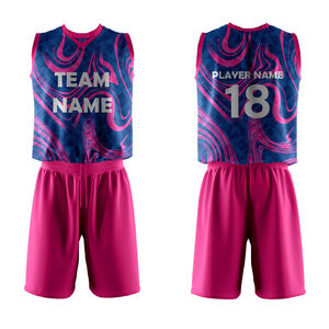 Uniforme de volley-ball de couleur personnalisée de haute qualité Matériau de qualité supérieure Conception imprimée Bon prix pour Style d'ensemble populaire - Product Image 3