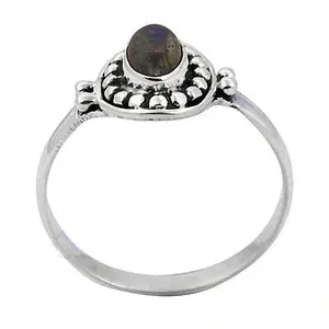 Anillo de Plata 925 con Piedra Lunar para Mujer, Joyería Elegante para Regalo - Product Image 2