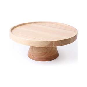 Support à gâteau en bois durable avec finition brune pour les décorateurs de gâteaux et les configurations de présentation de pâtisserie - Product Image 2