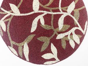 แผ่นรองจานทรงกลมทำมือ ดีไซน์ล่าสุด หรูหรา แข็งแรง ทนทาน เป็นมิตรกับสิ่งแวดล้อม ทำจากแก้ว ขนาด 15 นิ้ว สำหรับใช้ในบ้านและร้านอาหาร - Product Image 2