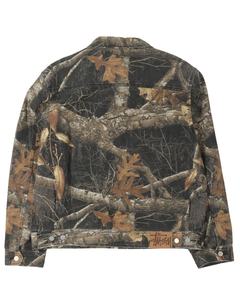 Chaqueta de trabajo de lona pesada con cremallera personalizada para hombres Retro lavado Streetwear moda para hombres - Product Image 3