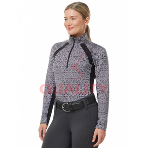 Chemise d'équitation à compression avancée Couche de base thermique Vêtements équestres offrant une flexibilité chaleureuse Confort à vendre - Product Image 2