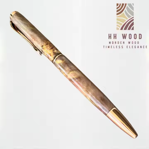 Bolígrafo Promocional Elegante Hecho a Mano de Madera de Burl con Tinta Azul/Negra/Roja e Impresión Troquelada para Ejecutivos de Oficina, Regalos Especiales - Product Image 6