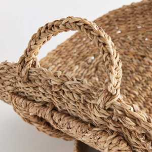 Panier de rassemblement en gros de jonc de mer de TienPhong | Panier naturel tissé à la main pour le stockage, la récolte et la décoration intérieure - Product Image 4