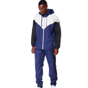 Nylon Windbreaker <b>Blank</b> Custom Men's Nylon Windbreaker Heavy <b>Weight</b> Nylon Men's Tracksuit - Product Image 3