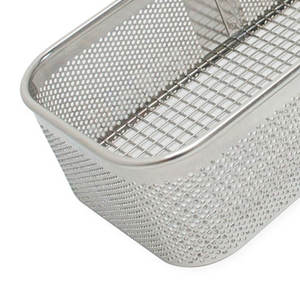 ตะกร้าลวดตาข่ายฆ่าเชื้อทำจากสเตนเลสสตีลตะกร้าใช้พลังงานแบบแมนนวล - Product Image 4