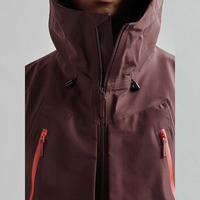 Vestes d'hiver personnalisées à fermeture éclair, équipement de sport à capuche imperméable et chaud pour le camping en plein air, coupe-vent avec techniques imprimées