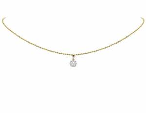 Joyería fina de moda de lujo clásico con diamante de moissanita 925 colgante de halo de plata para regalo de boda de compromiso - Product Image 3