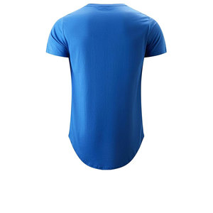 Camiseta de palangre en blanco de algodón 100% puro superventas, camiseta de Hip Hop Hipster de calle Unisex de alta calidad con logotipo personalizado - Product Image 2