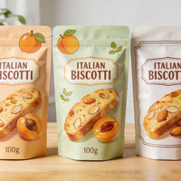 Sachet Doypack Écologique Personnalisé en MOPP de Qualité Alimentaire Imprimé pour Biscuits et Snacks avec Fermeture Éclair – Élégant et Pratique
