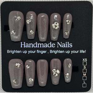 Unghie Artificiali con Design Fairy Dust - Misura Piccola - Product Image 1