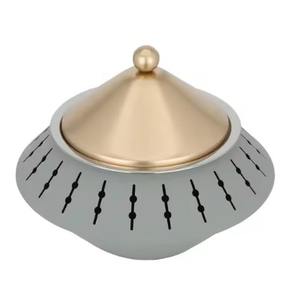 Incrustation de nacre en bois Ramadan eid Casseroles de service en acier inoxydable Chauffe-plats Hotpot vadrouille Casseroles de service ustensiles de cuisine - Product Image 2