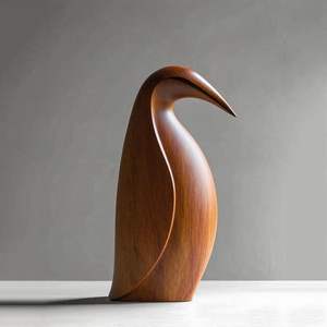 Sculpture de table en bois sculpté moderne de qualité supérieure, décoration spirituelle, centre de table artisanal, art, décoration intérieure, salon - Product Image 3