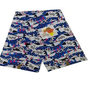 Tela Ankara Dobby Nigeriana de Alta Calidad 100% Algodón, Estampado de Cera Dorada Ecológico, para Camisas de Bebé Niño, 6 Yardas, Peso Pesado - Product Image 1