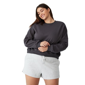 Sweat-shirts surdimensionnés pour femmes, sweat-shirts en polaire, logo personnalisé, sweat-shirt unisexe, fabricant de sweats à capuche et de sweat-shirts pour femmes, Pakistan - Product Image 1