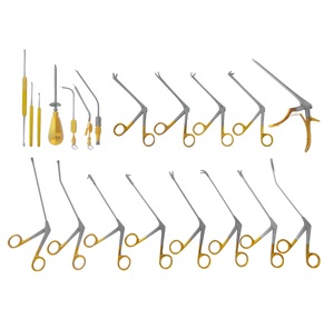A + <span class=keywords><strong>Sinus</strong></span> Fess ENT Cirurgia Endoscópica Set Handmade Gold-Plated Instruments Manual Fonte de energia