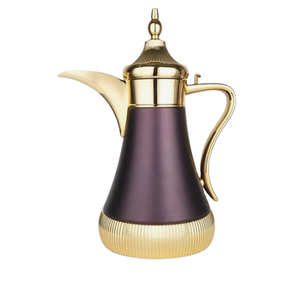 Métallique Dallah Manche En Bois Admirable Design Théières De Table En Métal Arabe Dallah En Gros Cafetière - Product Image 2