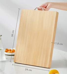 Planche à découper en bois antidérapante pour la cuisine, pour légumes, fruits, fromage, antimicrobienne, vente en gros, planche de préparation alimentaire - Product Image 4