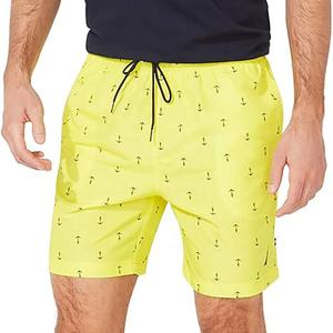 comfort <b>Elastic</b> <b>Waistband</b> Solid Drawstring <b>Elastic</b> Quick Drying Breathable Skin Friendly Sports Beach Casual Shorts High Quality - Product Image 3