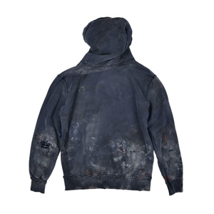 Sweat à capuche en molleton 100 % coton délavé pour homme – Qualité supérieure, écologique, style vintage délavé, coupe oversize – Idéal pour l'automne - Product Image 2