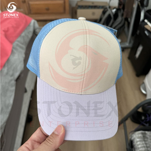 Vente en gros Casquette de camionneur simple 6 panneaux Casquette de camionneur professionnelle en mousse de qualité supérieure avec logo imprimé sur mesure - Product Image 4