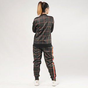 Custom Logo Oversized Women's <b>Polyester</b> Tracksuit Set 2 Piece Hoodie & Sweatpants <b>Polyester</b> <b>Jogger</b> Set - Product Image 4